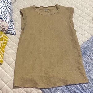 Wishlist Tan Sleeveless Tank Top